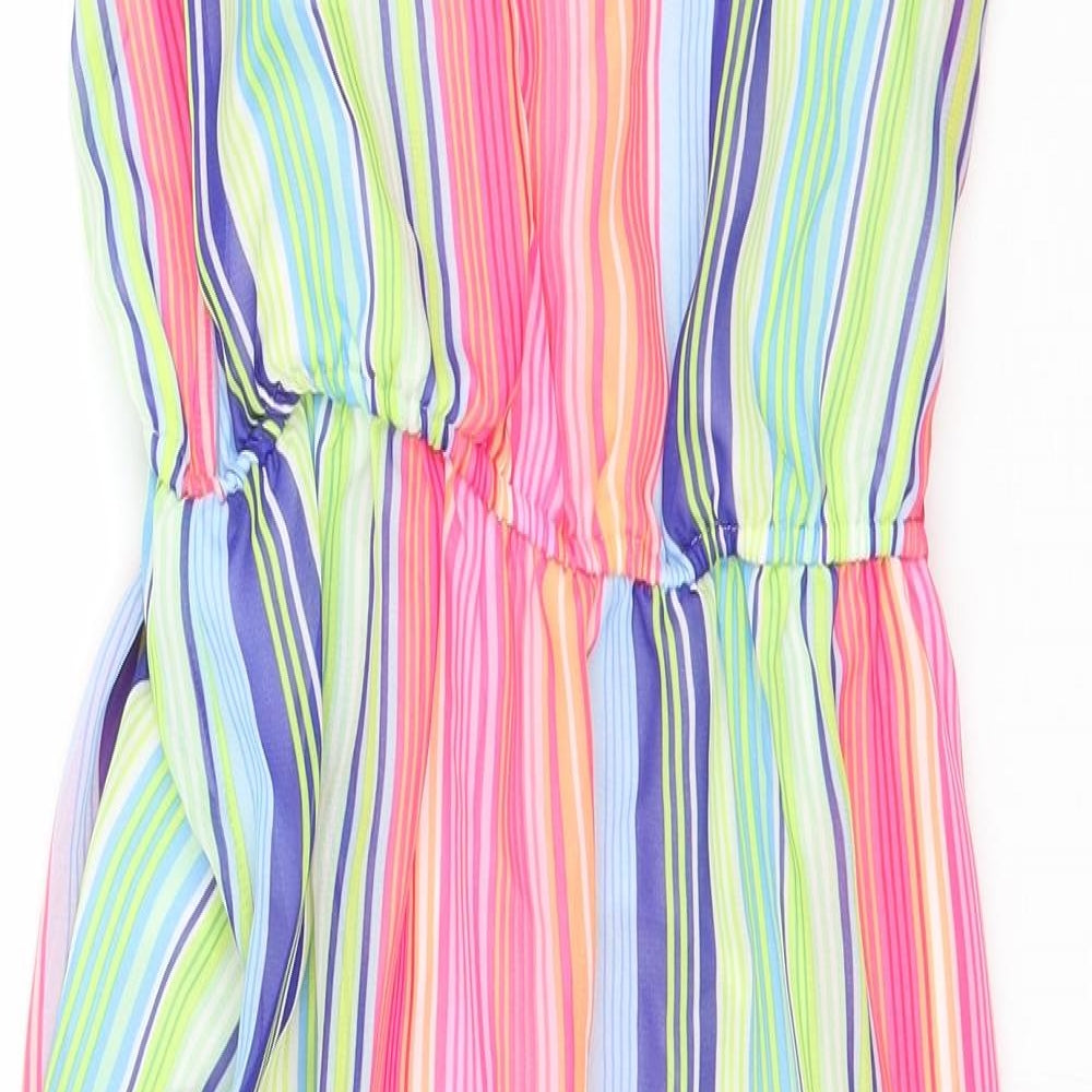 Miss Evie Girls Multicoloured Striped  Maxi  Size 9-10 Years