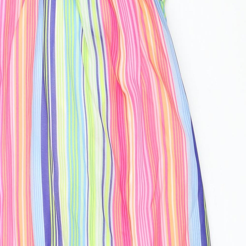 Miss Evie Girls Multicoloured Striped  Maxi  Size 9-10 Years