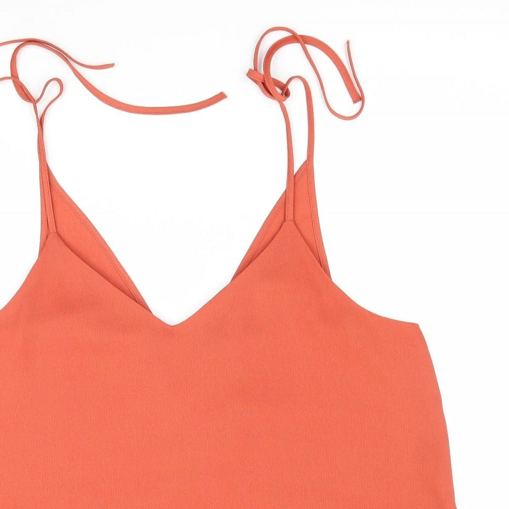 River Island Womens Orange   Camisole Blouse Size 14
