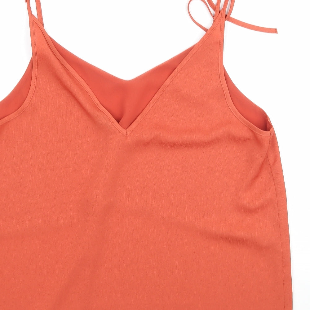 River Island Womens Orange   Camisole Blouse Size 14