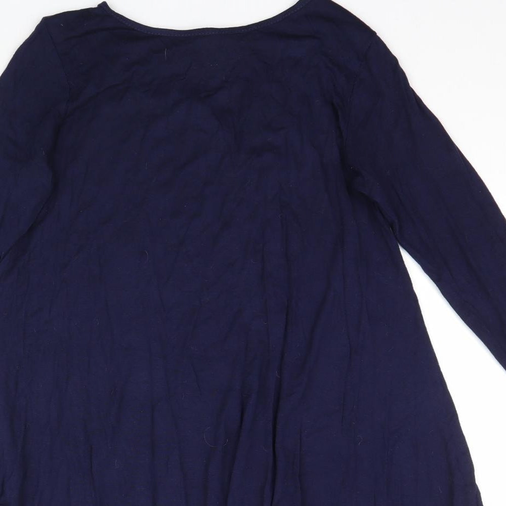 missi Womens Blue   A-Line  Size S