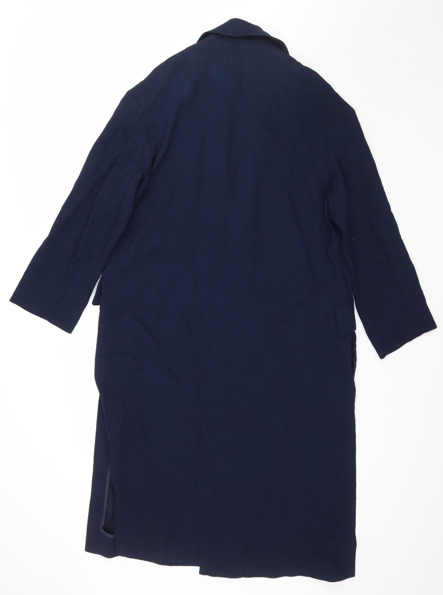 Marks and Spencer Womens Blue   Jacket  Size 14  - Ribbed