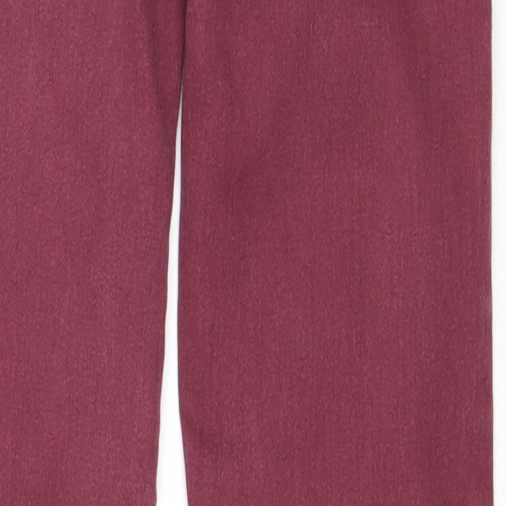 H&M Womens Red  Denim Skinny Jeans Size 10 L32 in