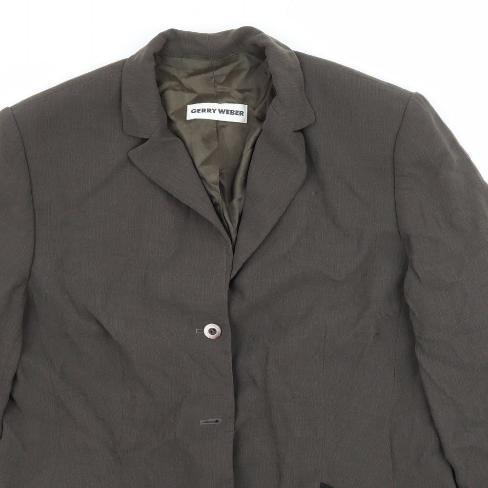 Gerry Weber Mens Green   Jacket Suit Jacket Size 42