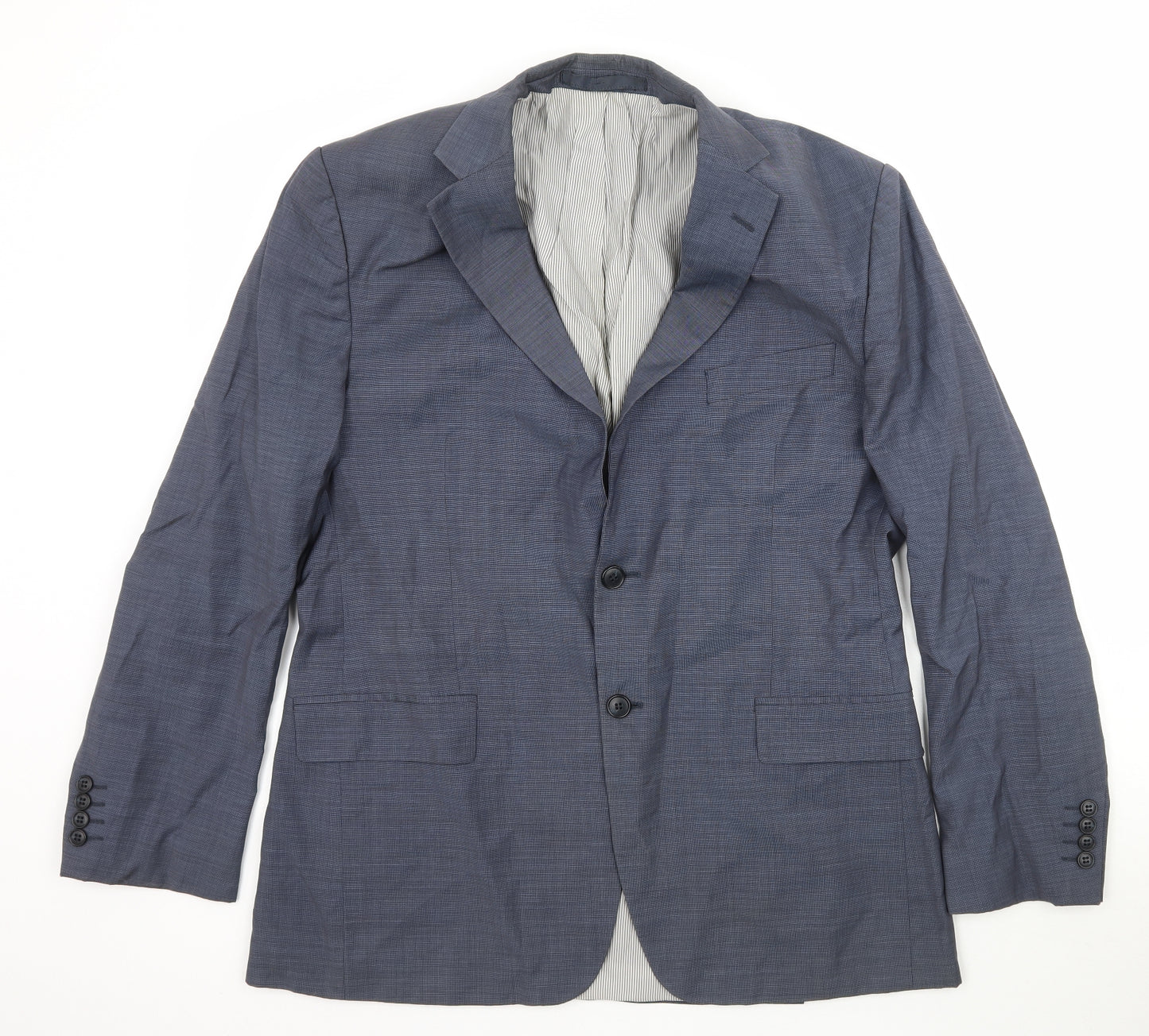 Marks and Spencer Mens Blue   Jacket Suit Jacket Size 42