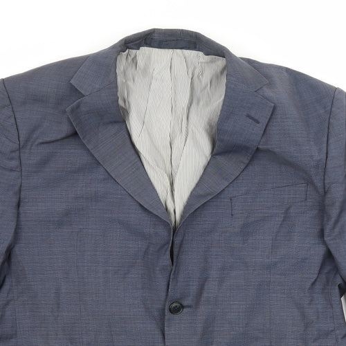 Marks and Spencer Mens Blue   Jacket Suit Jacket Size 42