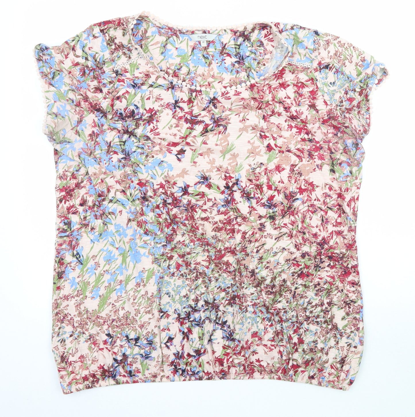 NEXT Womens Multicoloured Floral  Basic T-Shirt Size 20