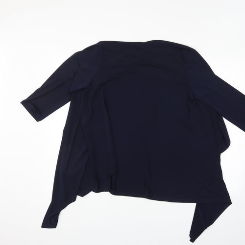 Annabelle Womens Blue   Cardigan Jumper Size 14