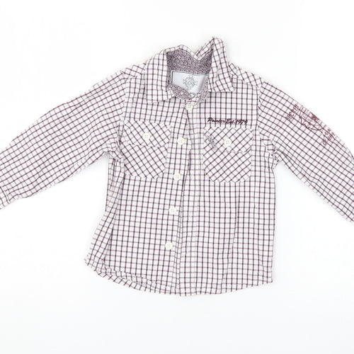 Pointer Brand Boys Multicoloured Check  Basic Button-Up Size 2-3 Years