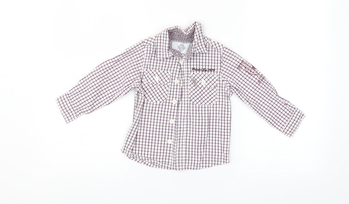 Pointer Brand Boys Multicoloured Check  Basic Button-Up Size 2-3 Years