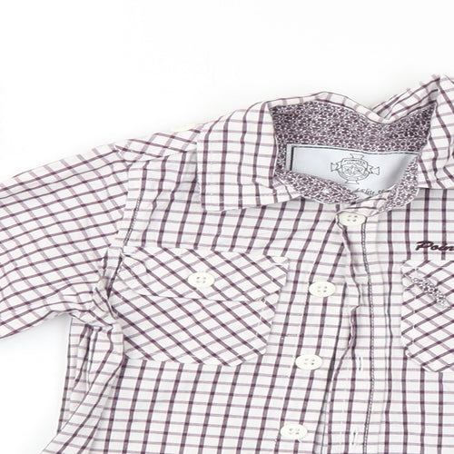 Pointer Brand Boys Multicoloured Check  Basic Button-Up Size 2-3 Years