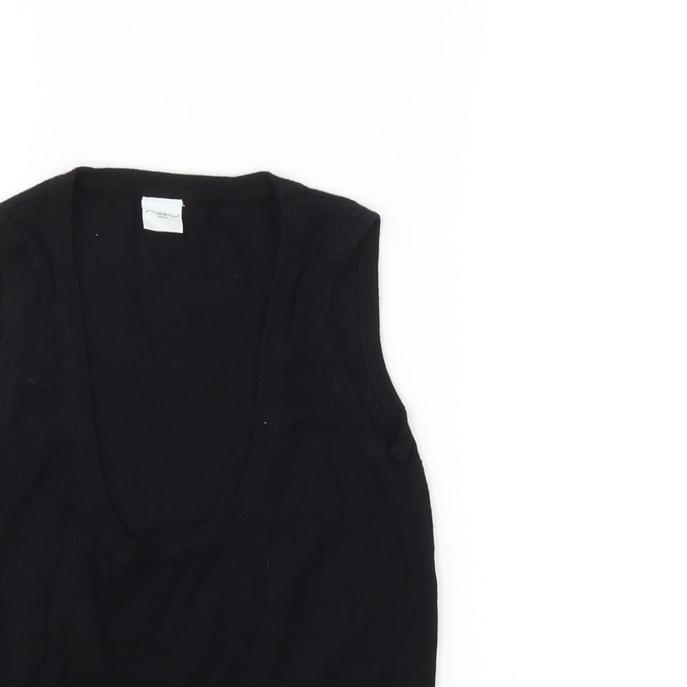 New Look Womens Black   Jersey Tank Size 10
