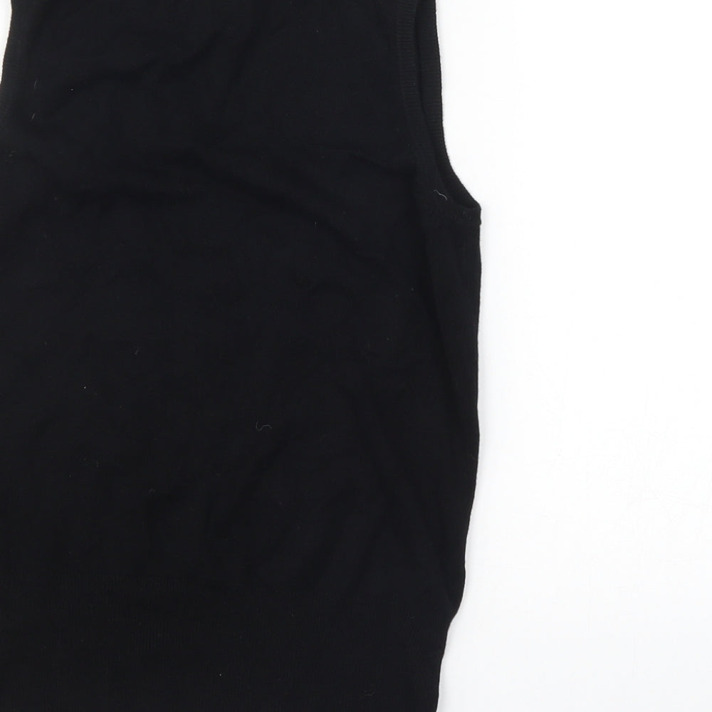 New Look Womens Black   Jersey Tank Size 10
