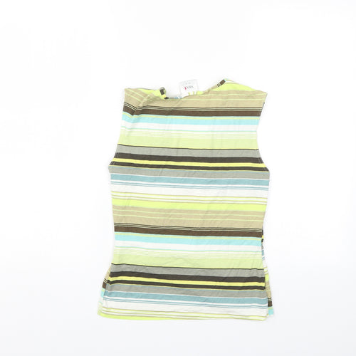 NEXT Womens Multicoloured Striped  Wrap Blouse Size 8