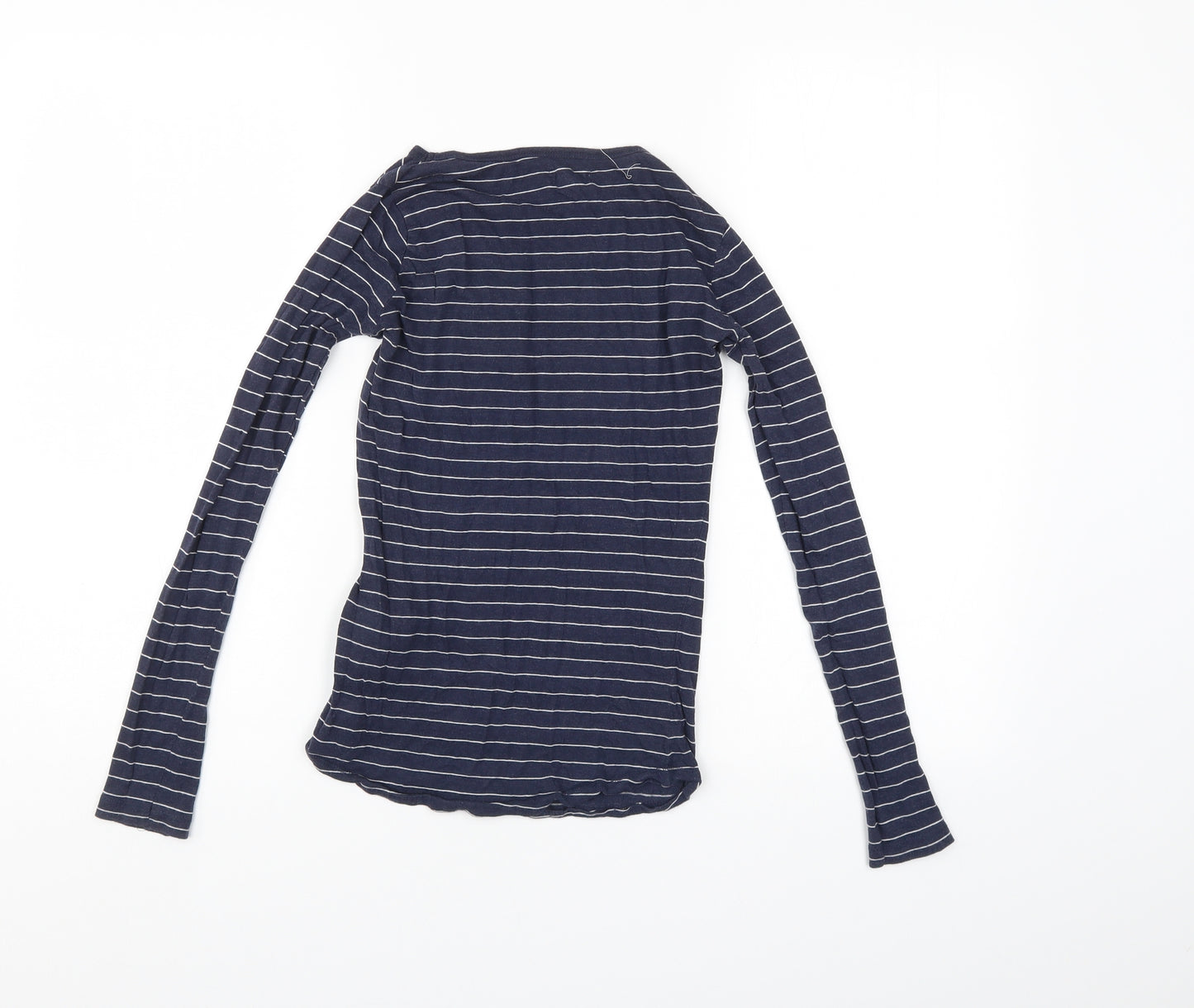 New Look Womens Blue Striped  Pullover Jumper Size 8
