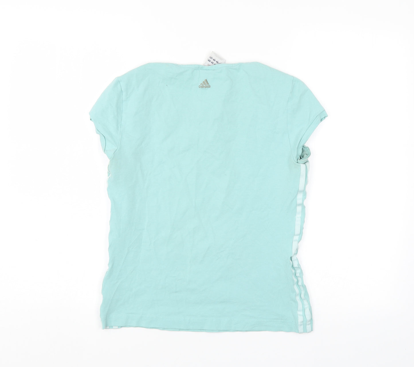 adidas Womens Green   Jersey T-Shirt Size 14
