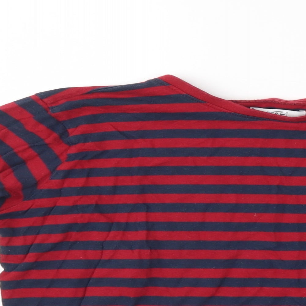 F&F Boys Multicoloured Striped  Pullover Jumper Size 12-13 Years