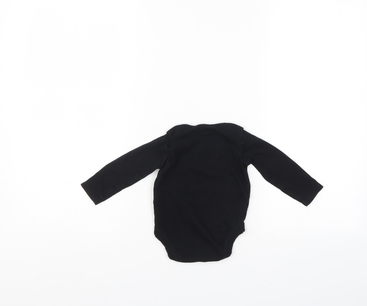 Fred & Flo Boys Black   Romper One-Piece Size 6-9 Months