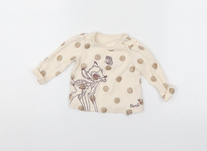 Disney Baby Ivory Pullover Jumper Size 3-6 Months