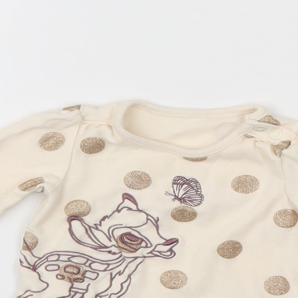 Disney Baby Ivory   Pullover Jumper Size 3-6 Months