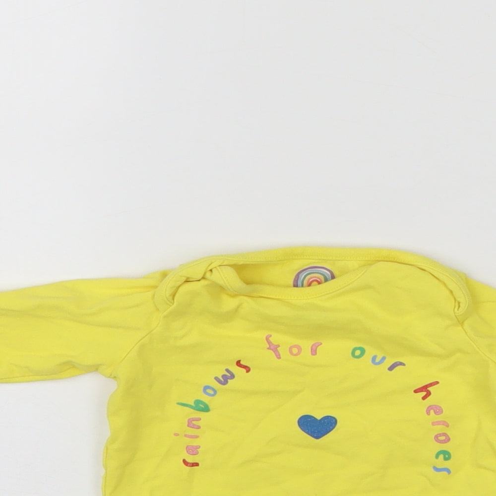 F&F Baby Yellow   Pullover Jumper Size 0-3 Months