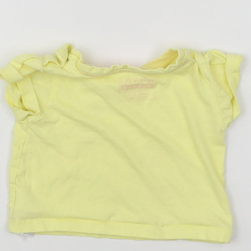 Primark Baby Yellow   Basic T-Shirt Size 0-3 Months