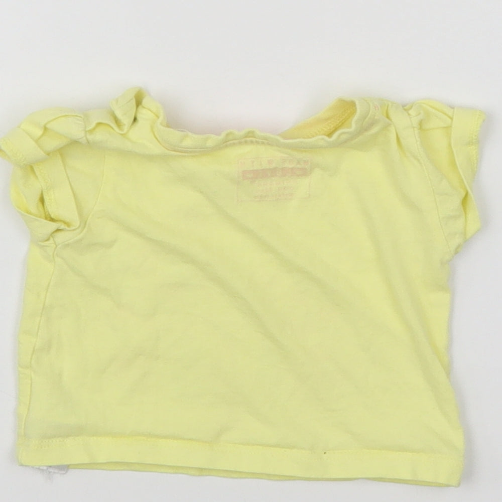 Primark Baby Yellow   Basic T-Shirt Size 0-3 Months