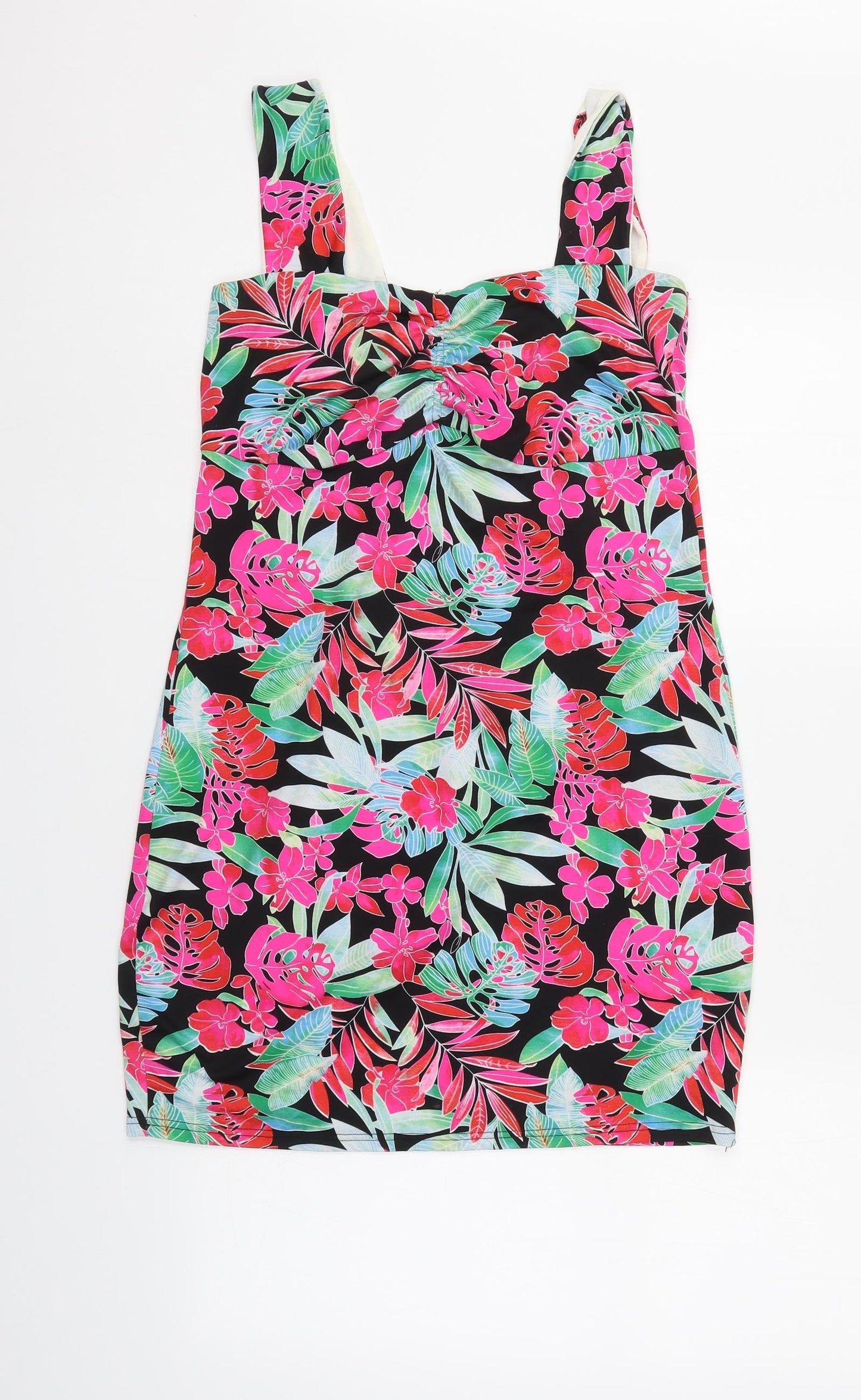 Resort Womens Multicoloured Floral  Mini  Size 14