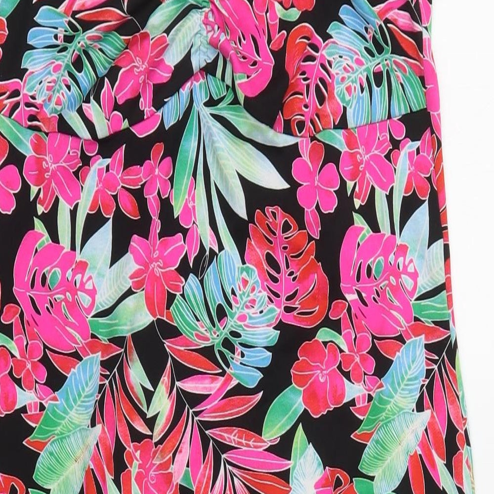 Resort Womens Multicoloured Floral  Mini  Size 14