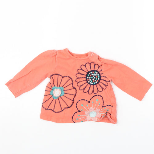 Nutmeg Baby Orange   Pullover Jumper Size 3-6 Months