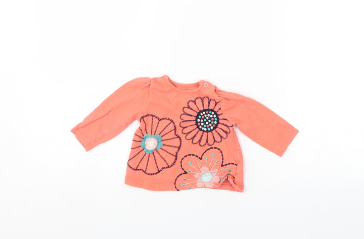 Nutmeg Baby Orange Pullover Jumper Size 3-6 Months