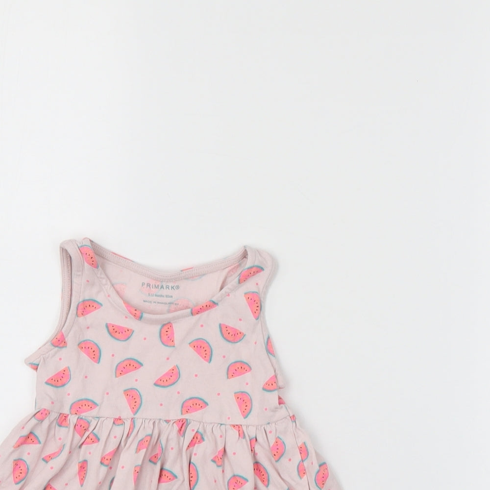 Primark Girls Pink   A-Line  Size 9-12 Months