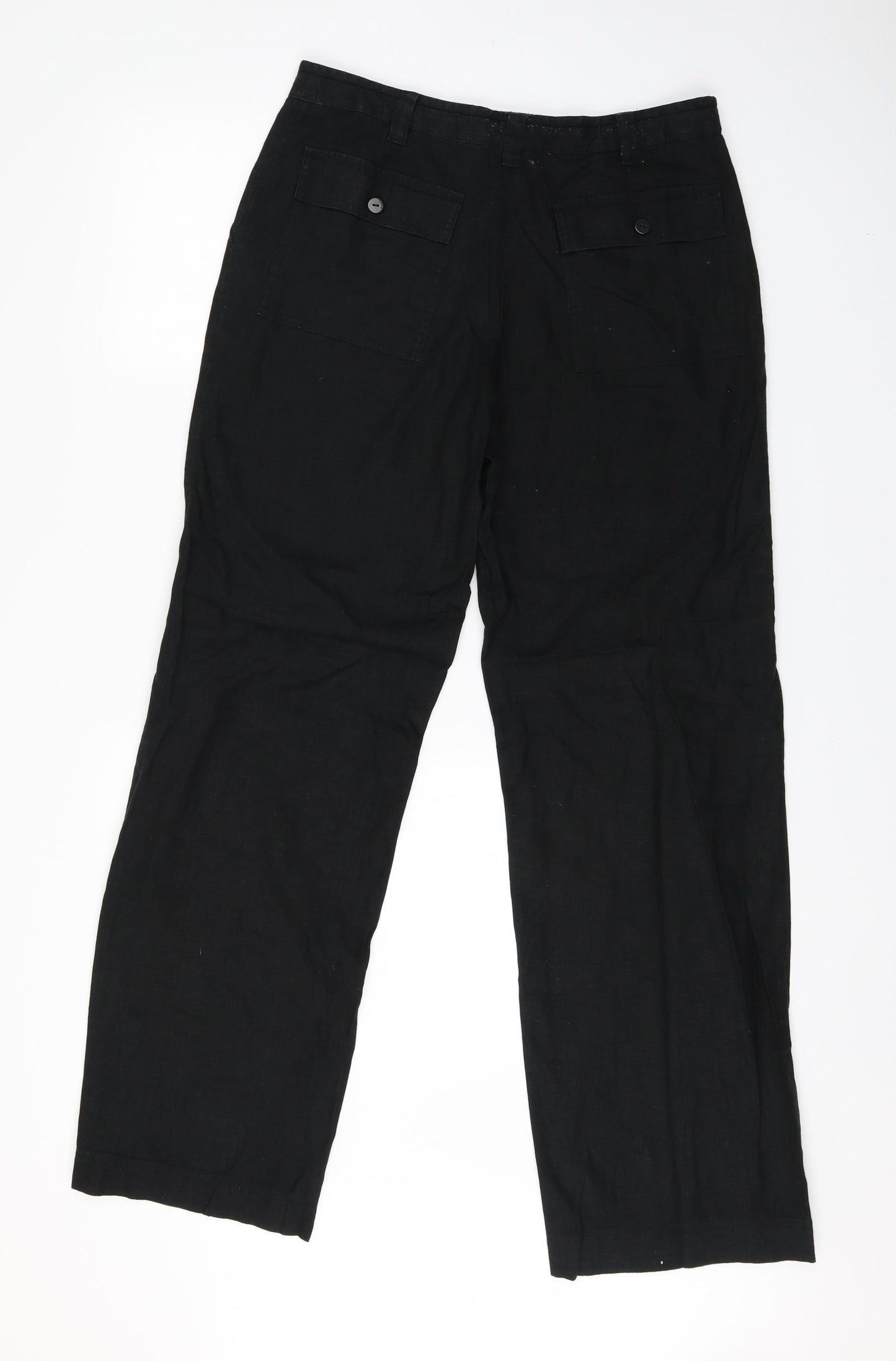NEXT Womens Black   Trousers  Size 12 L30 in