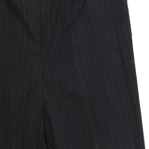 essence Womens Black Striped  Trousers  Size 22 L26 in