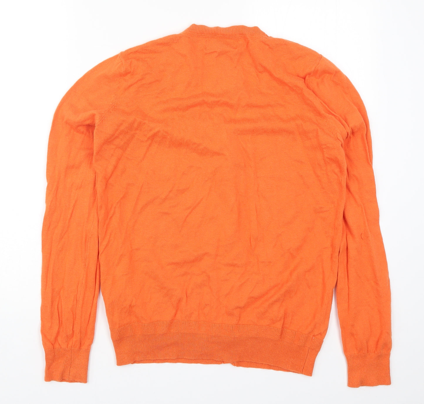 NEXT Womens Orange  Knit Cardigan Jumper Size 10