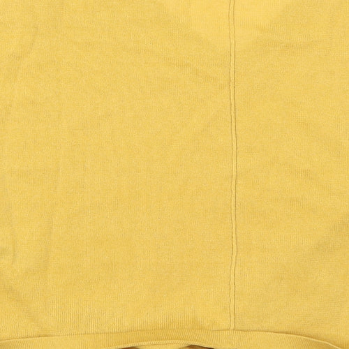 Marks and Spencer Womens Yellow  Knit Pullover Jumper Size 10