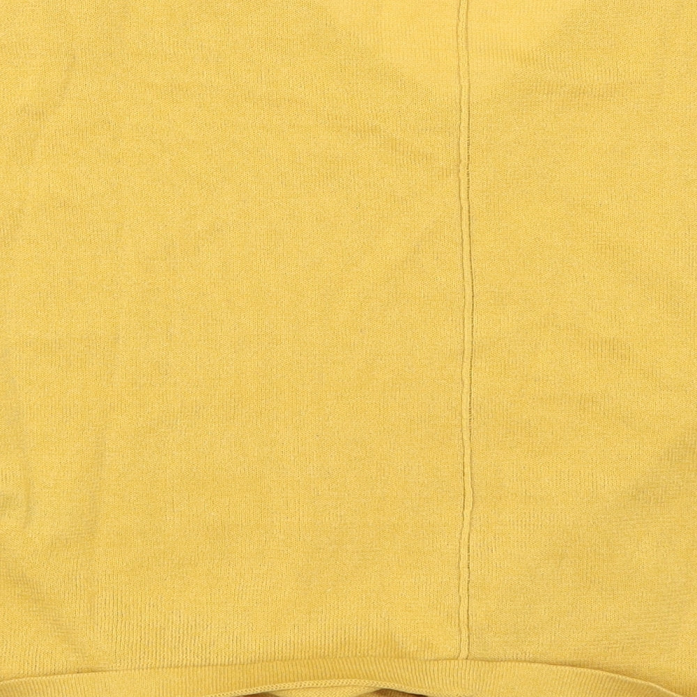 Marks and Spencer Womens Yellow  Knit Pullover Jumper Size 10