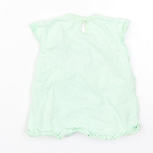 George Girls Green   Basic T-Shirt Size 6-9 Months