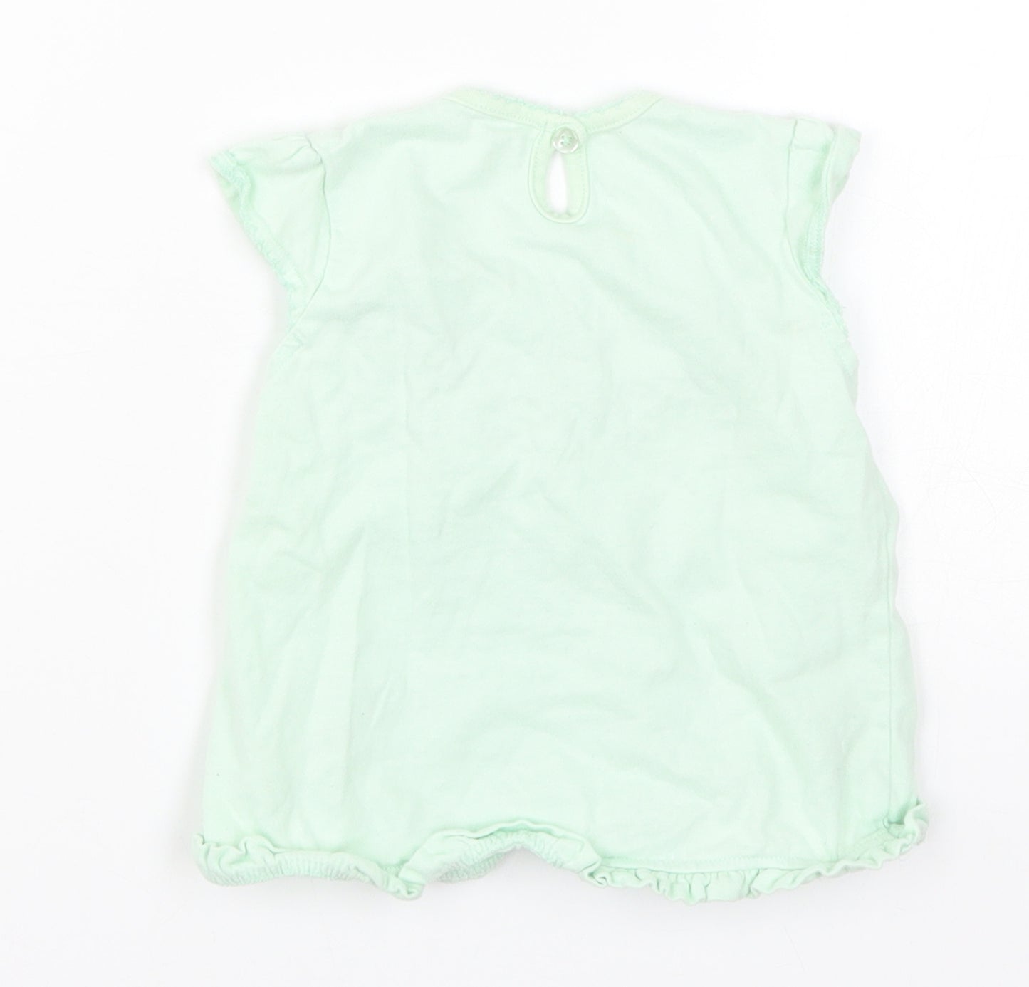 George Girls Green   Basic T-Shirt Size 6-9 Months