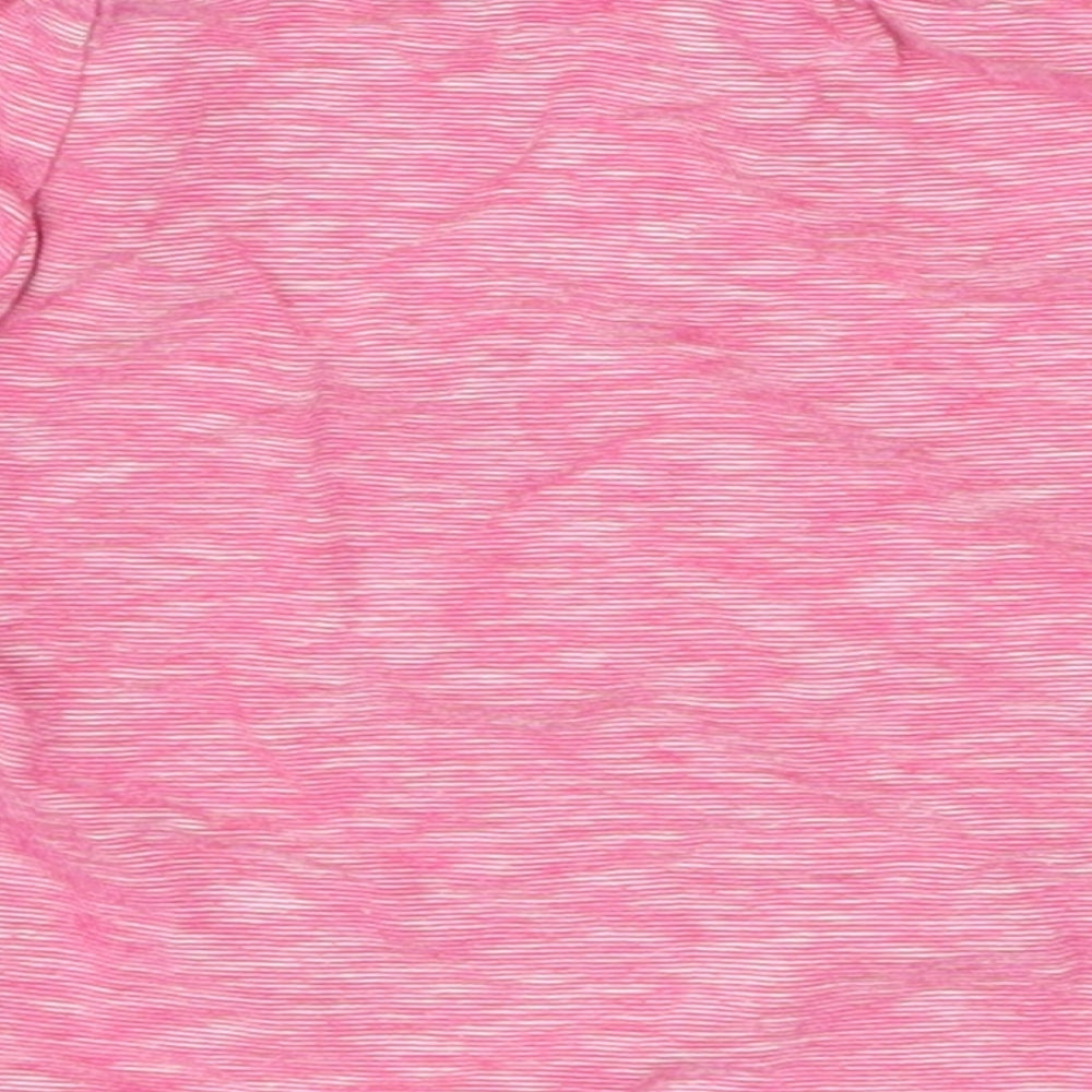 F&F Girls Pink   Basic T-Shirt Size 9-12 Months  - Rainbow