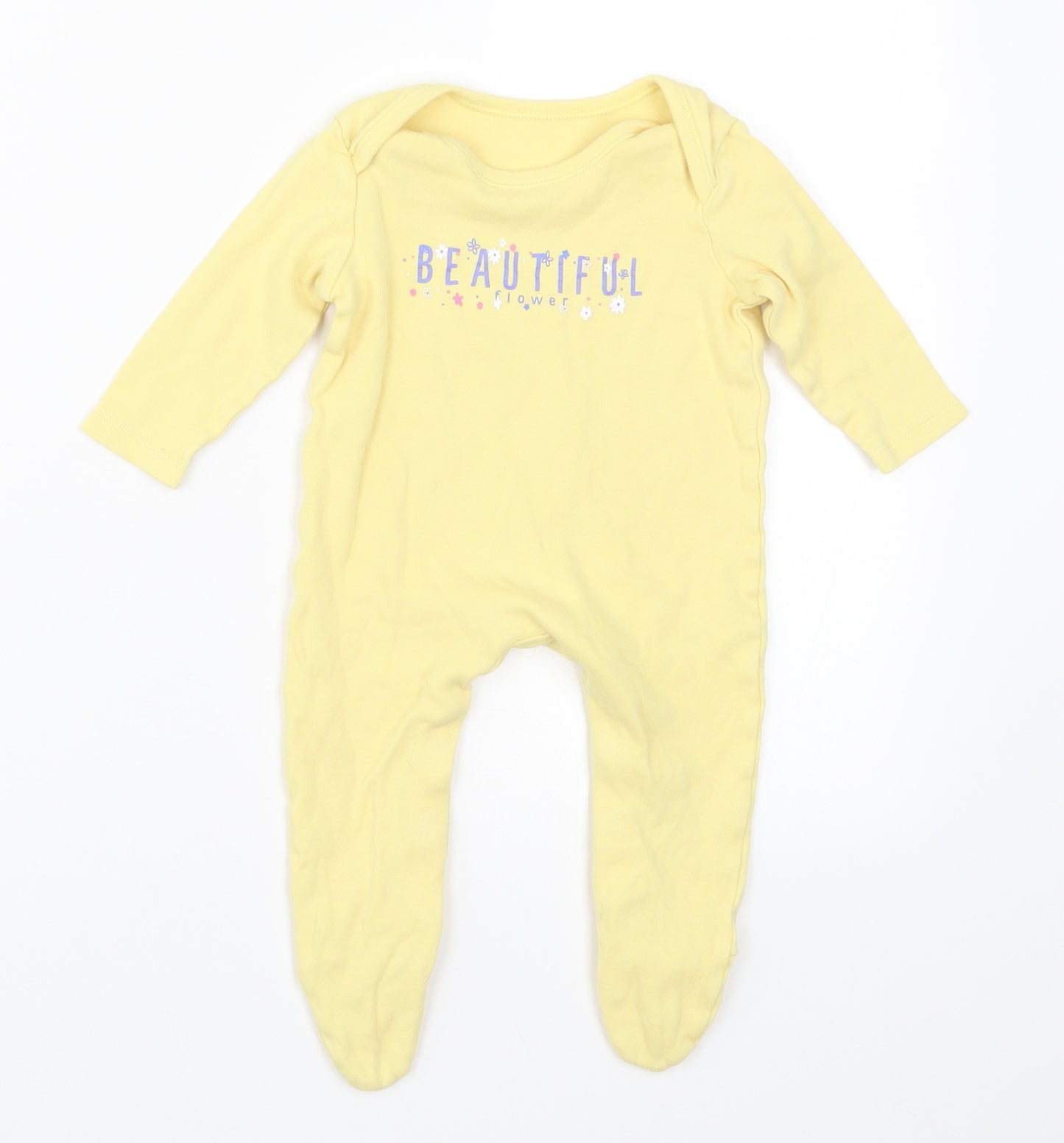 George Girls Yellow   Coverall One-Piece Size 3-6 Months  - Beautiful