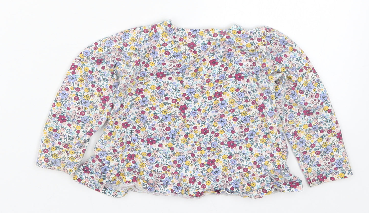 TU Girls Multicoloured Floral  Basic T-Shirt Size 9-12 Months