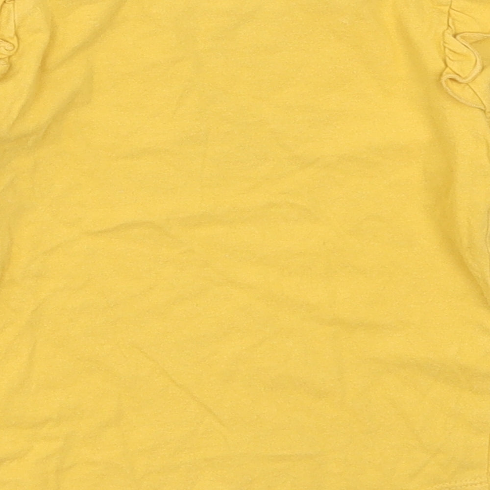 Nutmeg Girls Yellow   Basic T-Shirt Size 18-24 Months