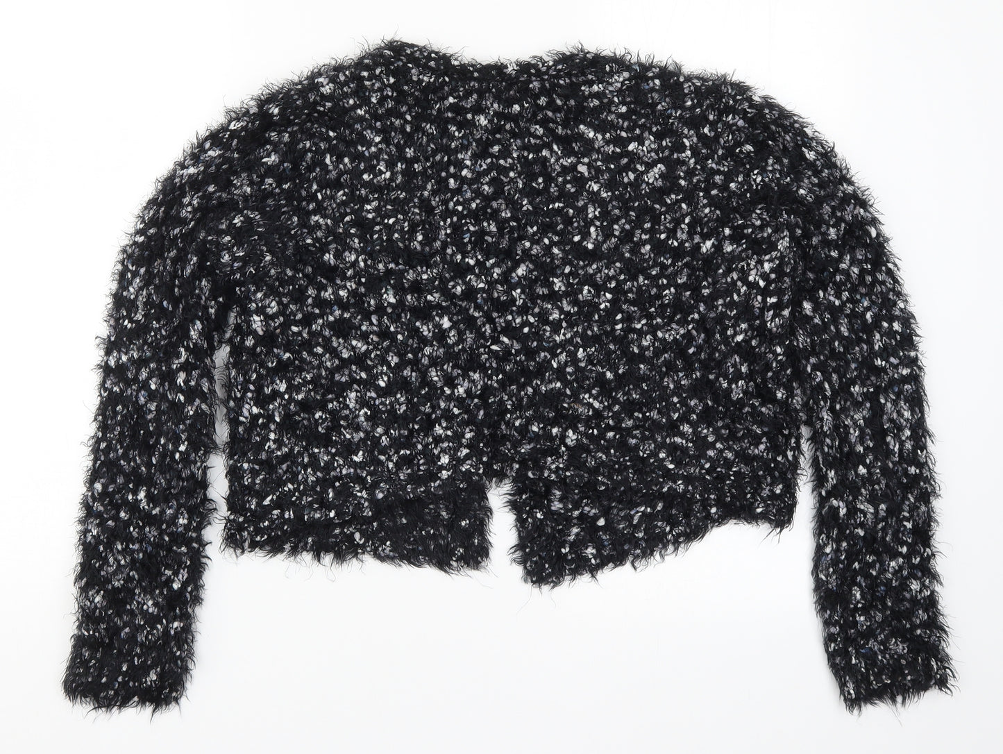 F&F Womens Black  Knit Cardigan Jumper Size 10