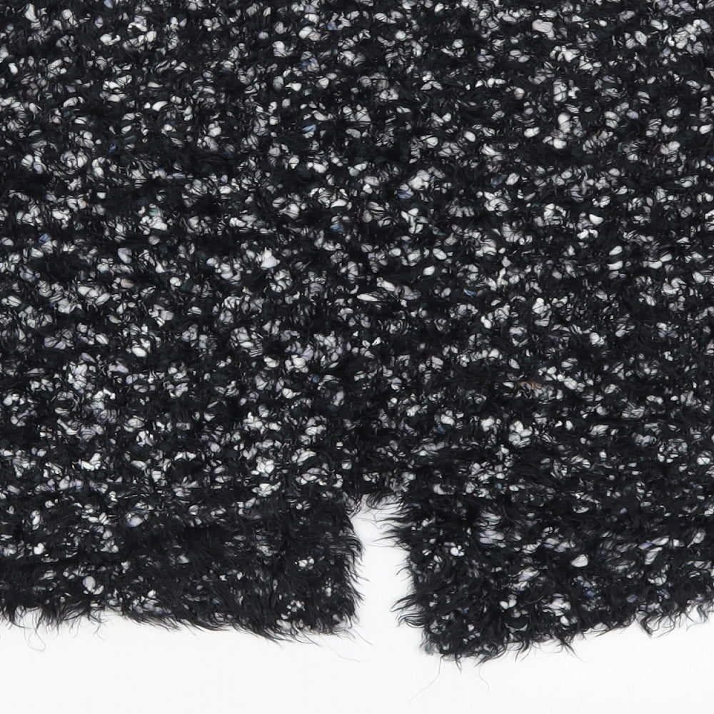 F&F Womens Black  Knit Cardigan Jumper Size 10