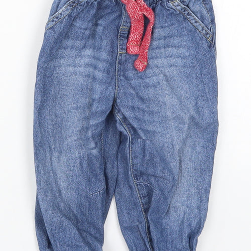 Ladybird Girls Blue  Denim Capri Jeans Size 9-12 Months