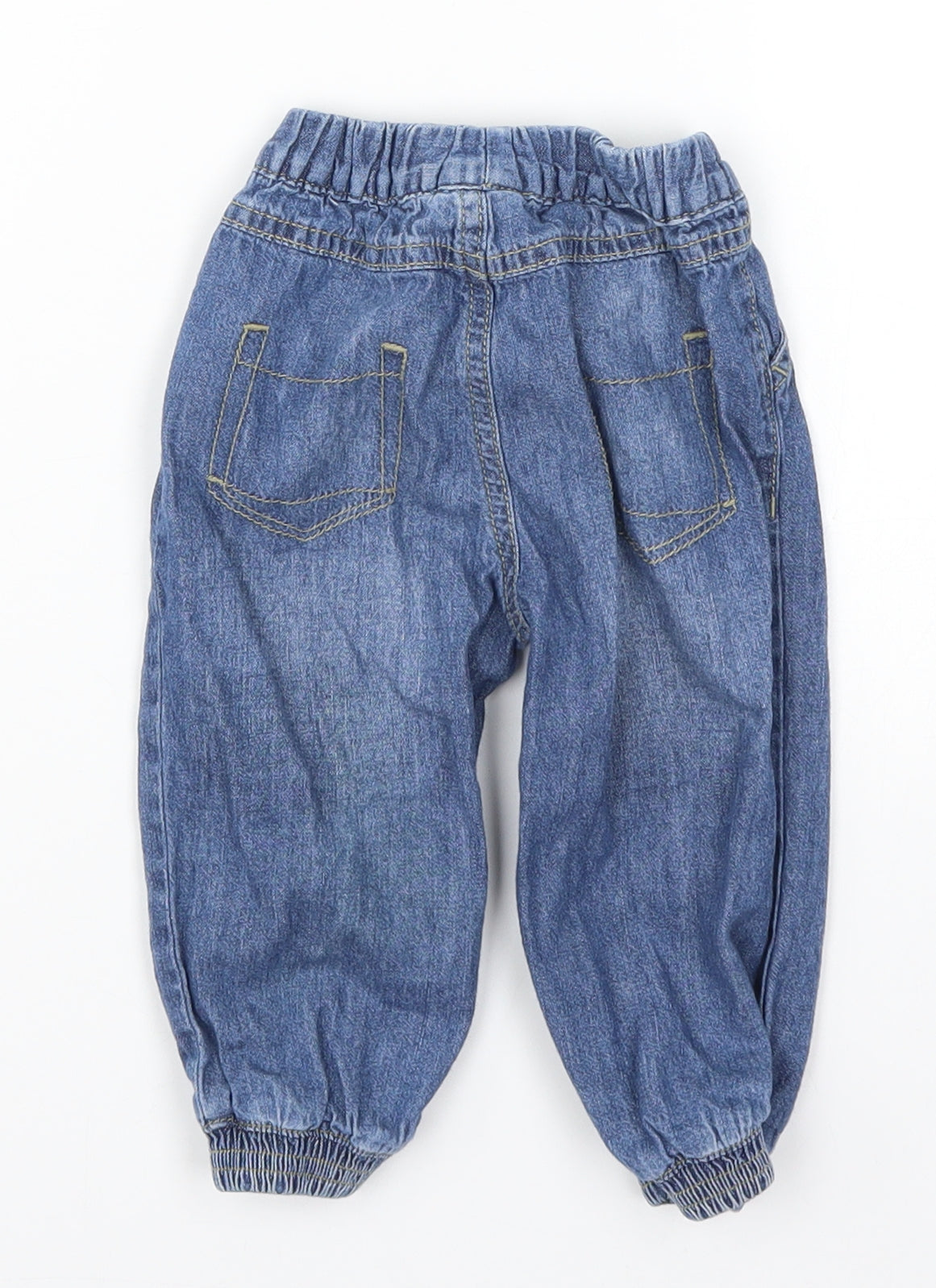 Ladybird Girls Blue  Denim Capri Jeans Size 9-12 Months