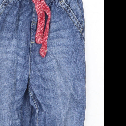 Ladybird Girls Blue  Denim Capri Jeans Size 9-12 Months