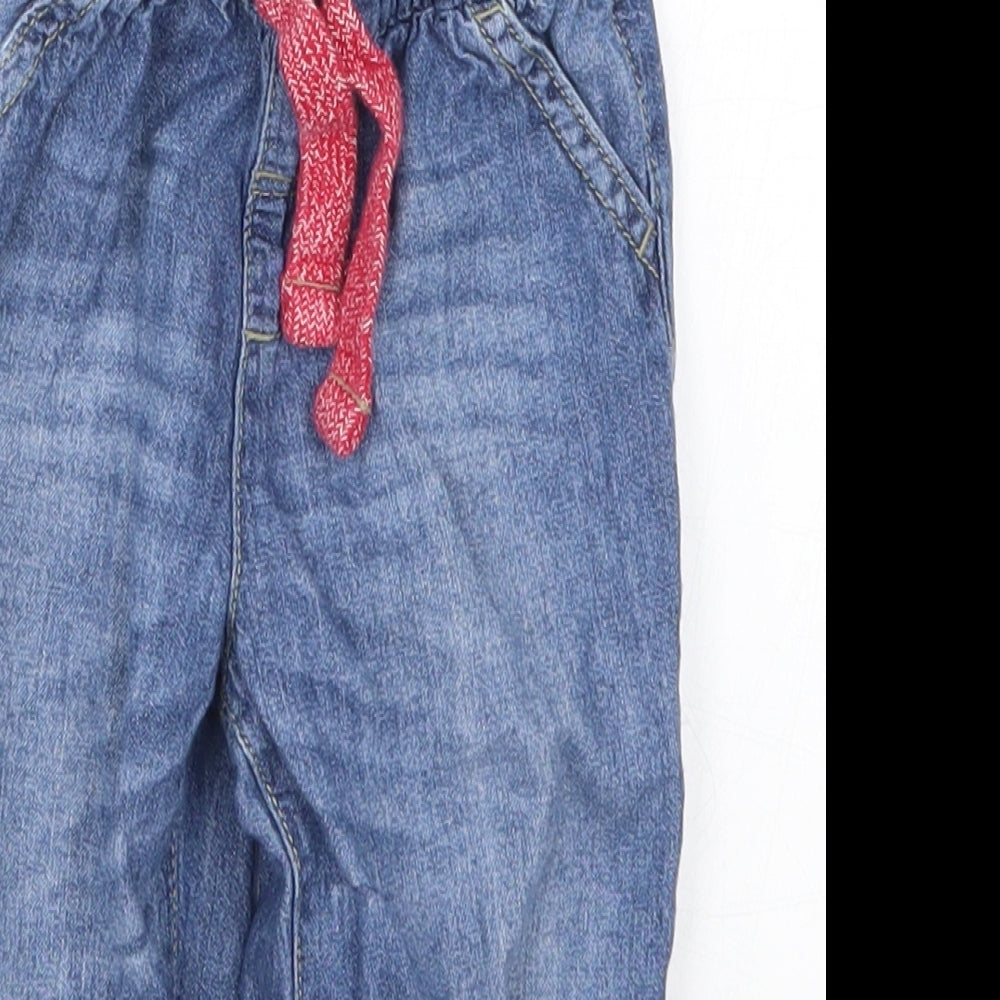 Ladybird Girls Blue  Denim Capri Jeans Size 9-12 Months