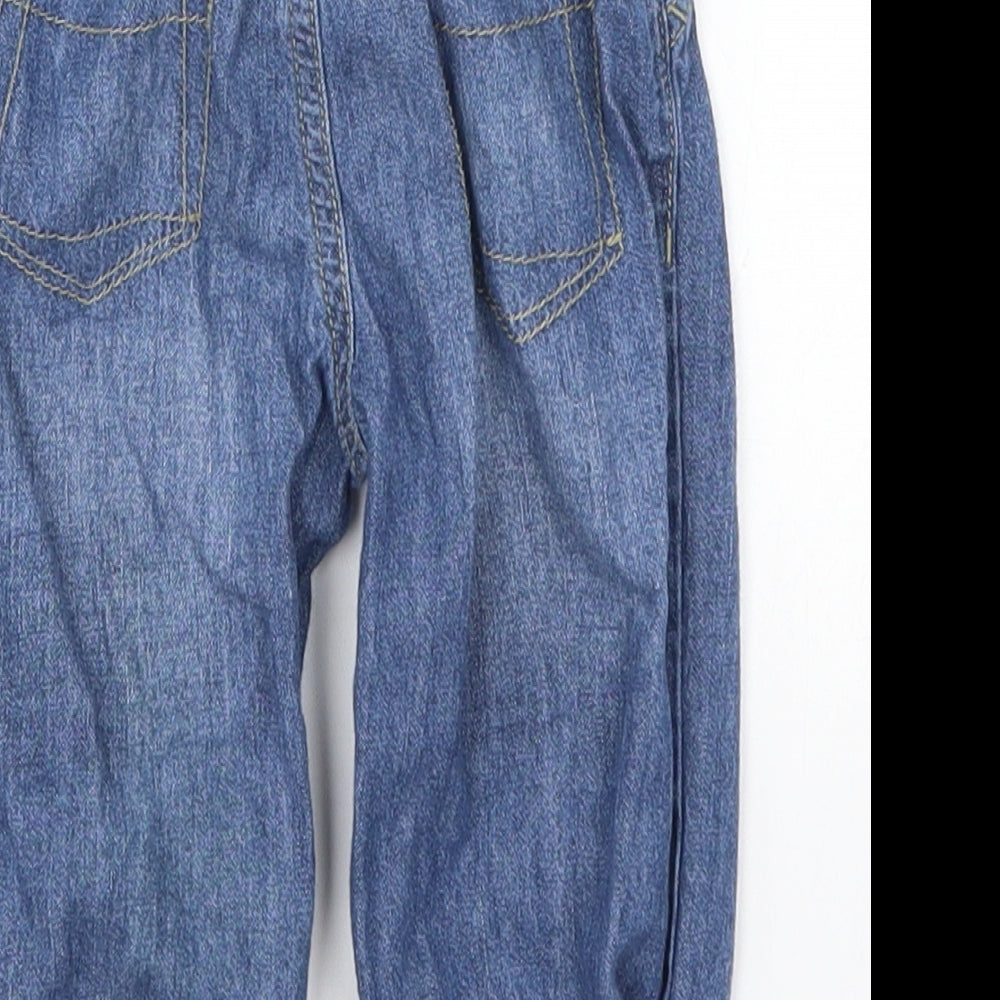 Ladybird Girls Blue  Denim Capri Jeans Size 9-12 Months